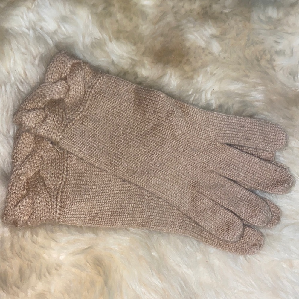 Tan cashmere Nordstrom gloves